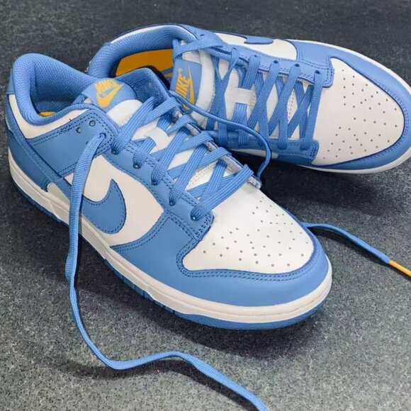 New Nike Dunk North Carolina Blue Women's Sports Shoes - Picture 3 of 5